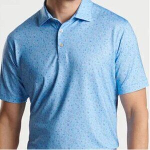 Peter Millar Golf Shirt Polo Summer Comfort Chillax NWT $110 UPF 50+